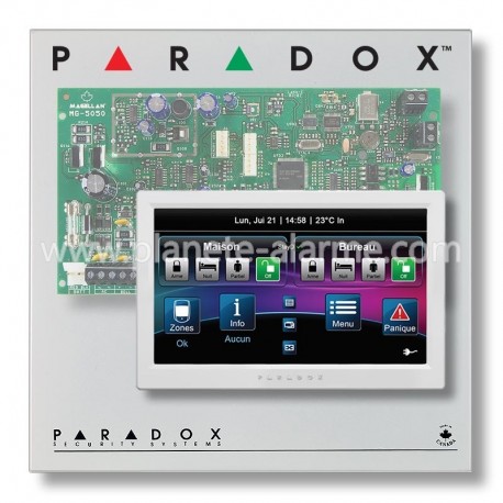 Pack alarme centrale PARADOX MG5050 avec clavier tactile Paradox TM70