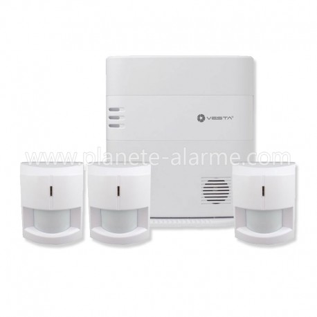 VESTA-055 | Kit Alarme sans fil VESTA avec 3 détecteurs