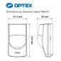 Optex FMX-DT - Détecteur de mouvement filaire double technologie Optex FMX-DT - Détecteur de mouvement filaire double technologie