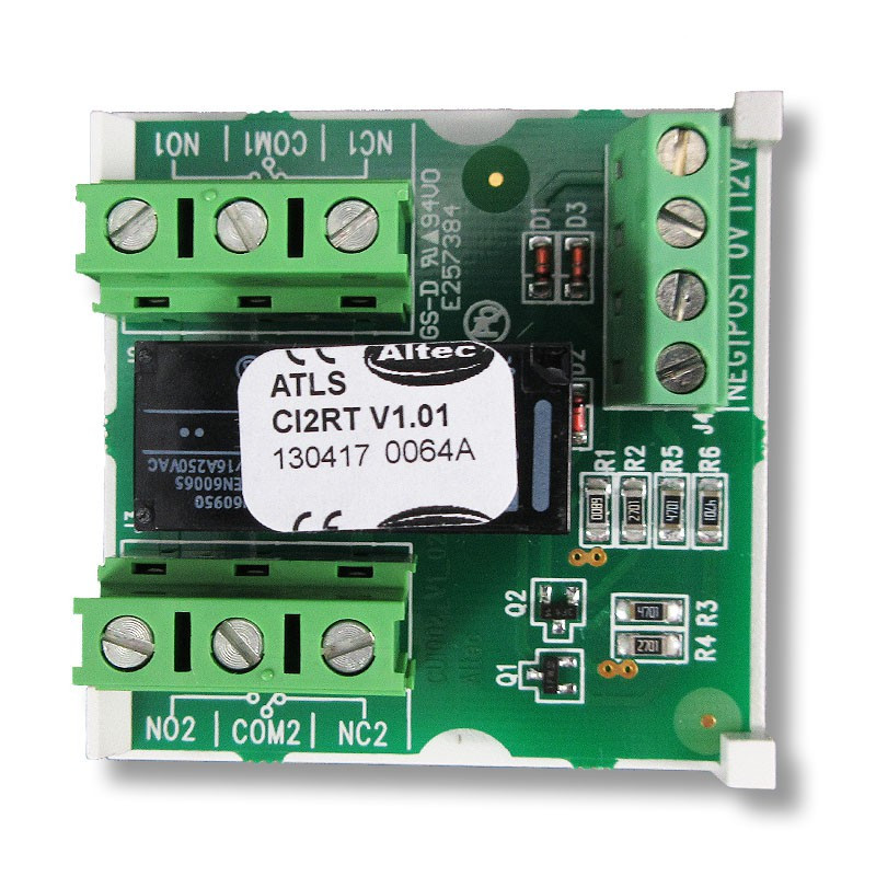 CI2RT Altec - Carte relais 2 RT avec pouvoir de coupure 300 Vdc 5A