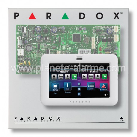 Pack alarme filaire Paradox SP avec clavier tactile TM50