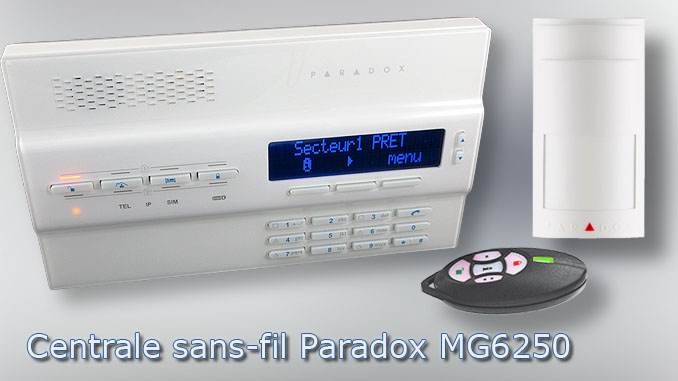 Centrale sans-fil Paradox MG6250