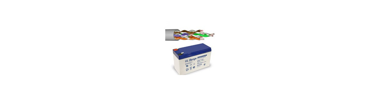 Batteries, câbles et accessoires pour alarmes