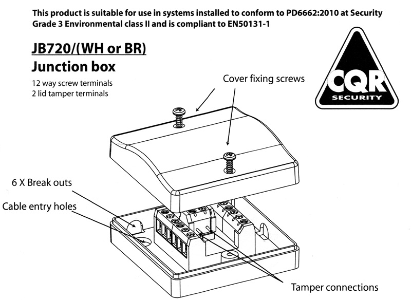 Boite de jonction CQR JB720